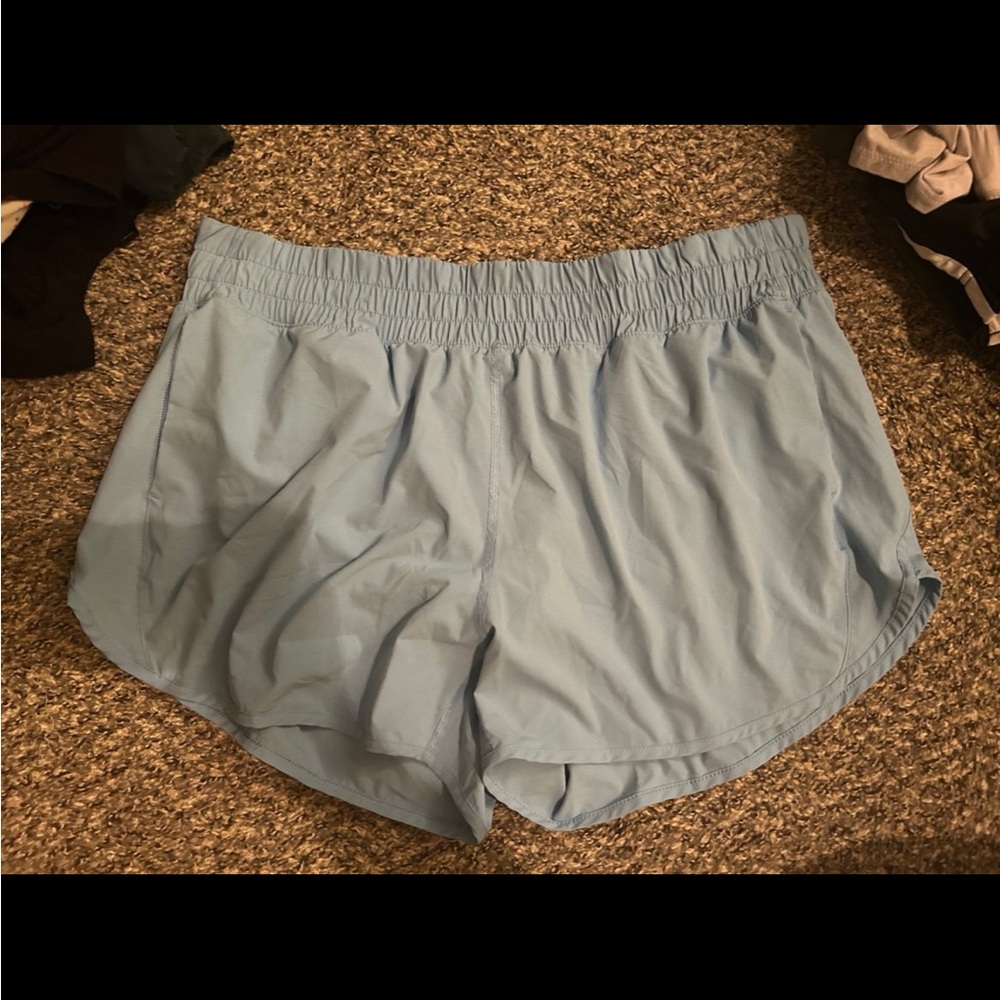 Sky Blue Women's Athletic Shorts